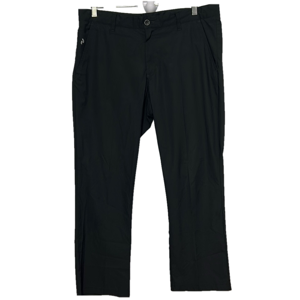 Peak Performance Black Dress Pants Straight Leg Flat Front
